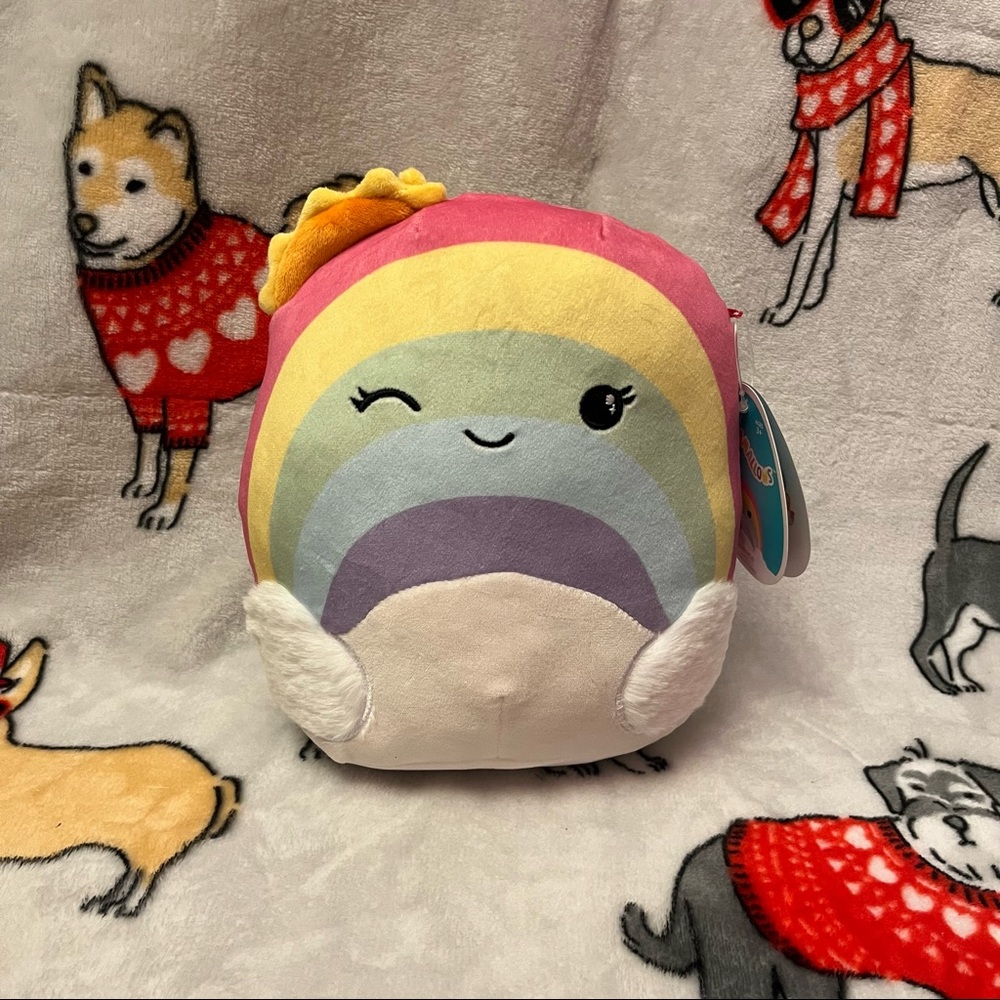 Squishmallow Sunshine the Rainbow NWT